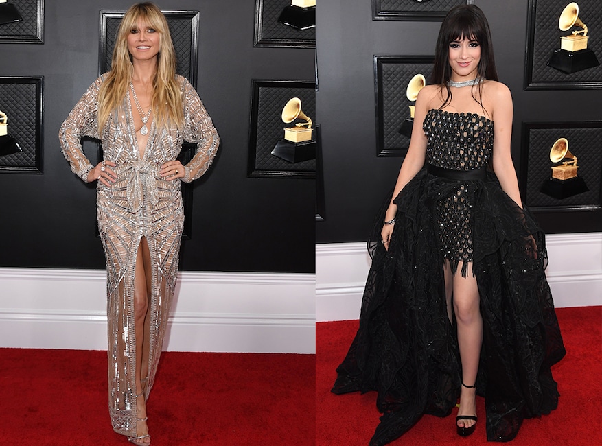 Grammys trend round up - Heidi Klum, Camila Cabello